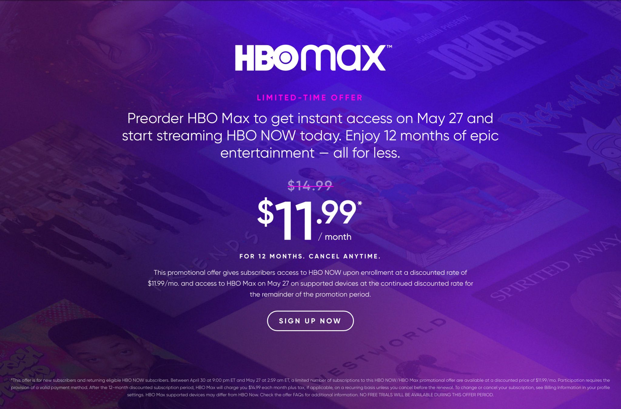 hbo max promo code
