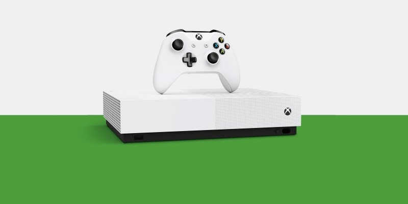 is the xbox one x all digital