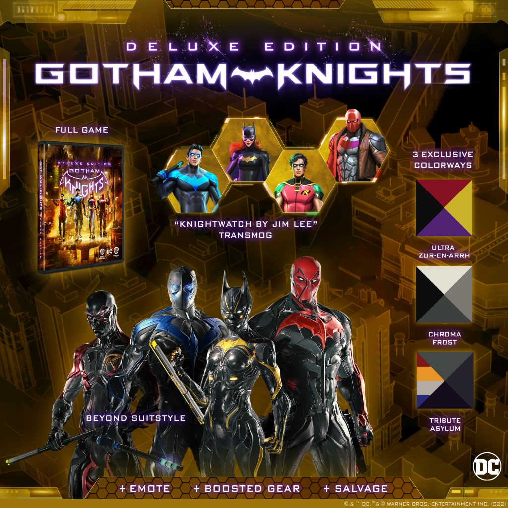 New Gotham Knights gameplay demo and pre-order details revealed