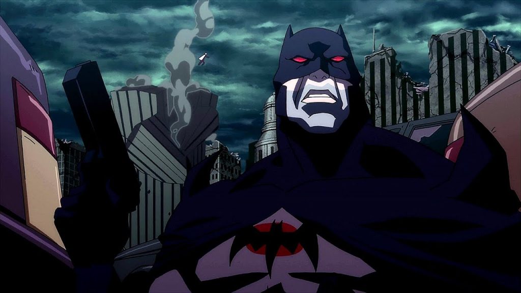 thomas wayne as batman from flashpoint paradox animated movie