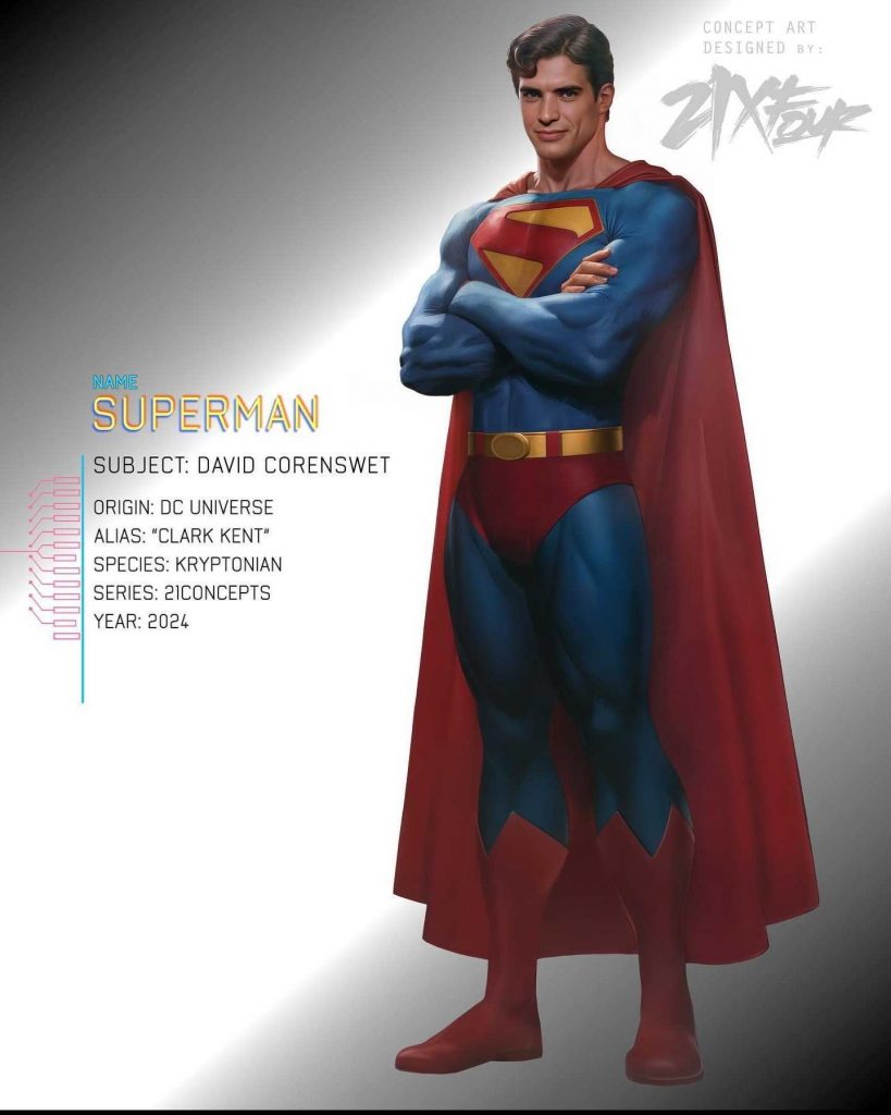 Superman David Corenswet concept art