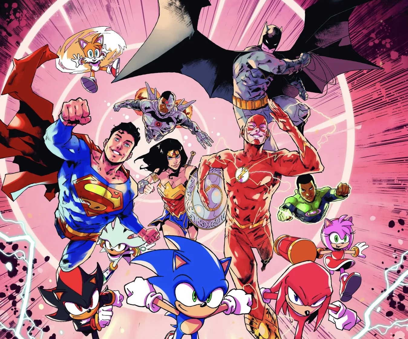 Sonic Justice League crossover