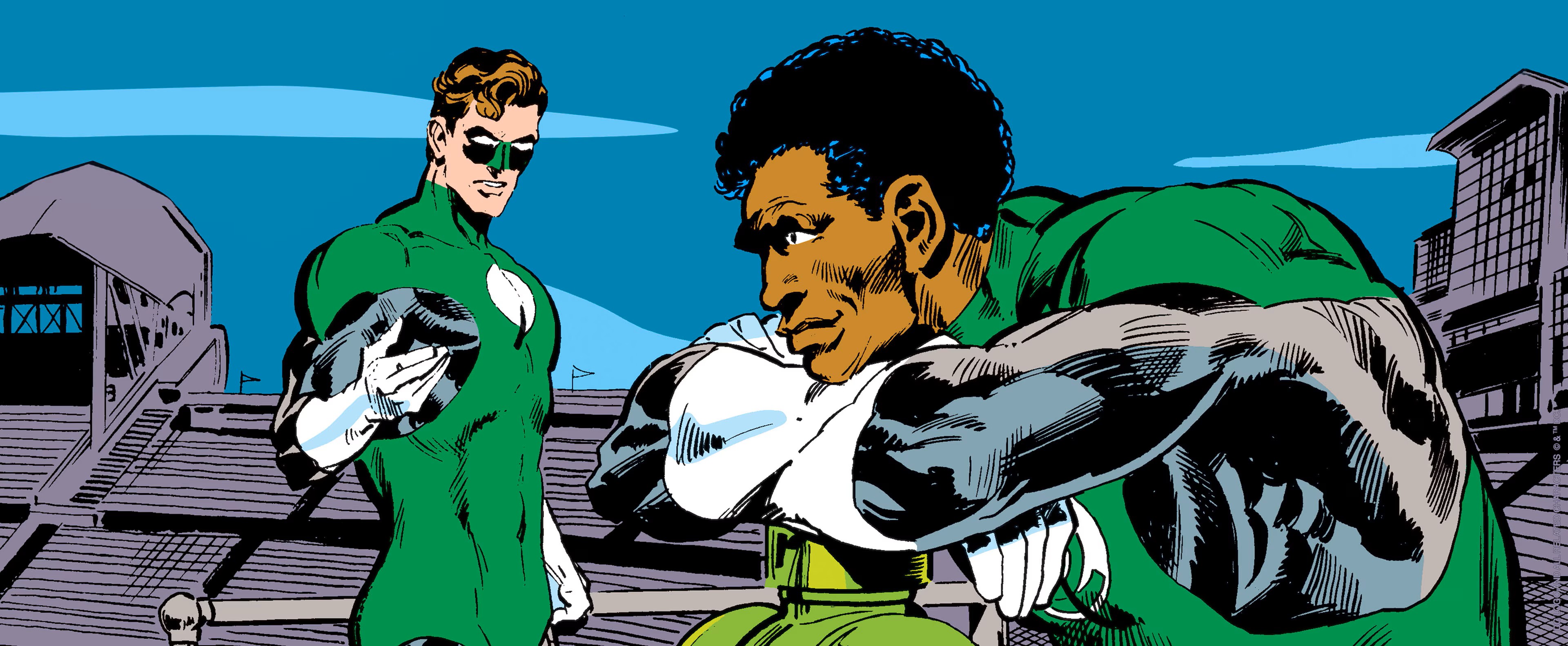 hal jordan and john stewart green lanterns dc comics