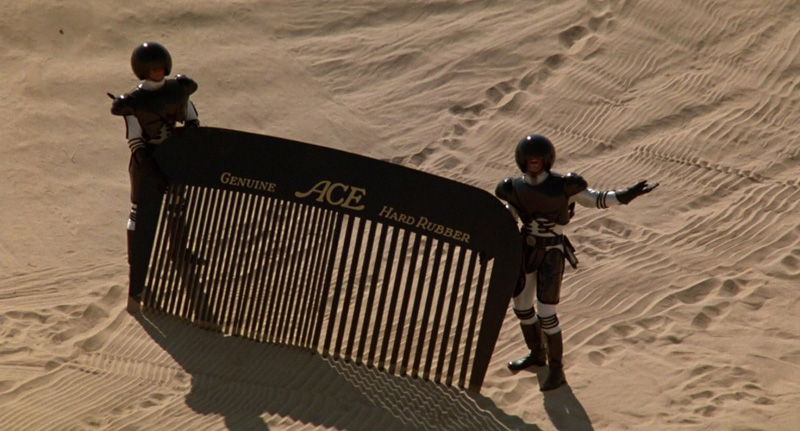 Combing the desert