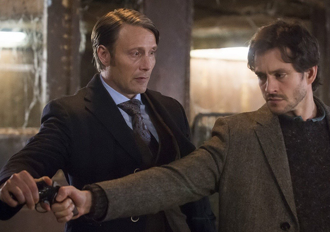 Hugh Dancy and Mads Mikkelsen in Hannibal