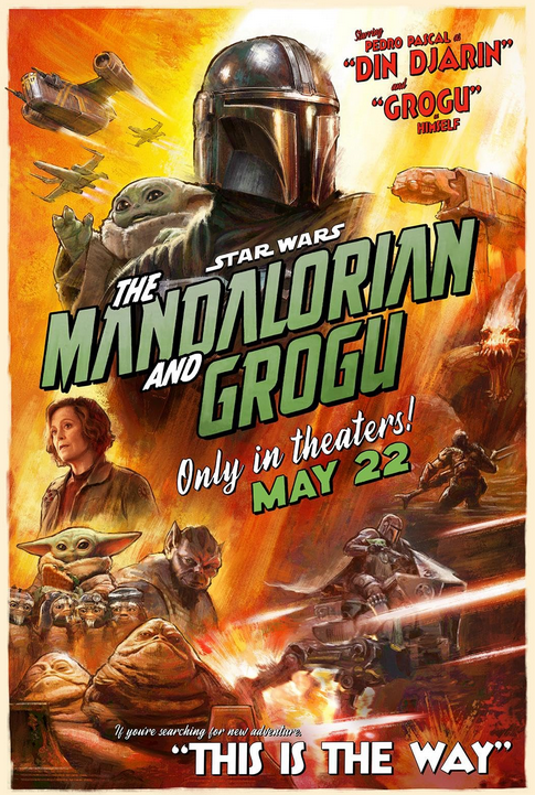 The Mandalorian and Grogu poster 